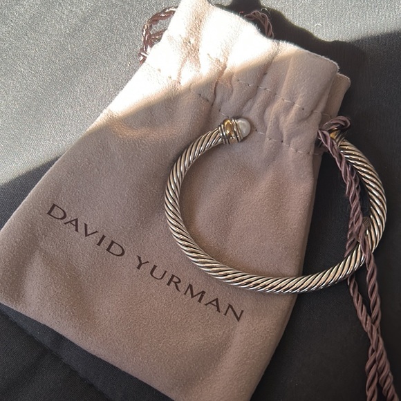 David Yurman Cable Classics Bracelet in Sterling Silver with Pearls - Picture 3 of 3